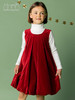 波尔多红丝绒花苞裙 商品缩略图2