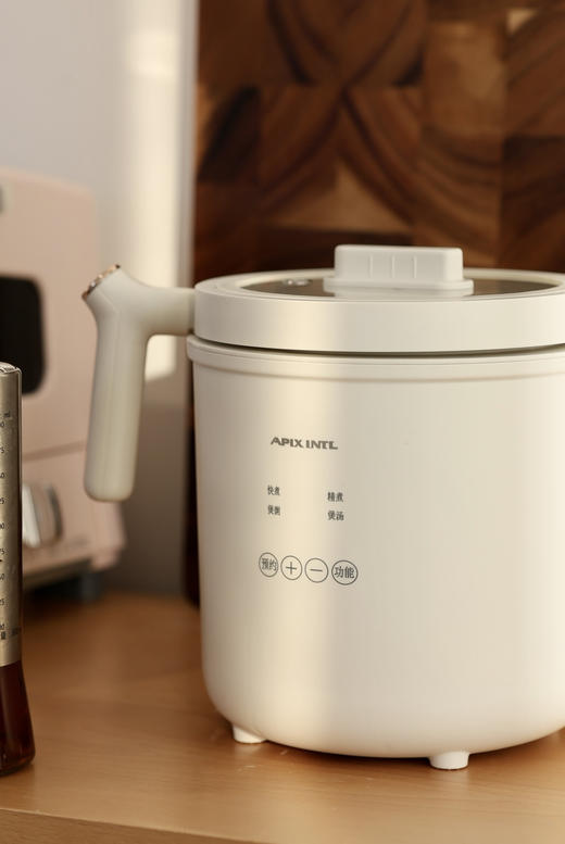 【一人食多功能锅】安本素迷你小饭煲 多功能烹煮煲炖 可煲汤/煮饭/炖煮 智能调压 精准控温 24小时智能预约 1.6L容量APIX-RC03 商品图5