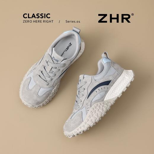 ZHR则则增高德训鞋2025新款厚底复古运动复古软底休闲阿甘鞋 商品图9