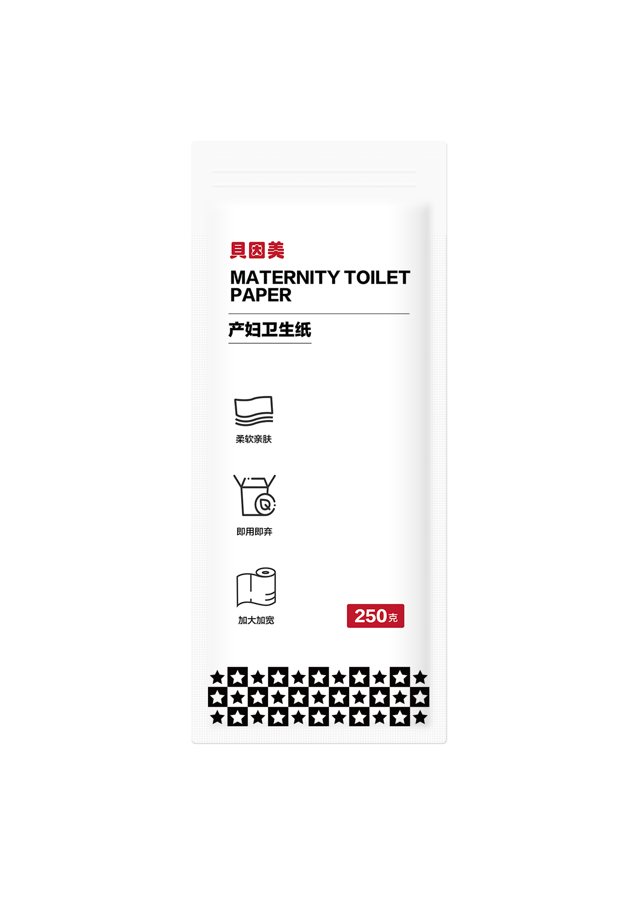 【99元任选10件】贝因美产妇卫生纸（250克）