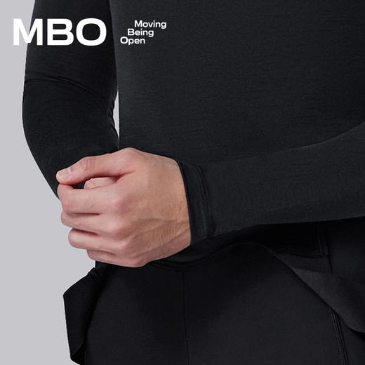 MBO Merino Tencel 男子 秋冬 天丝美利奴羊毛长袖打底衫 B340  (经销商专拍链接，非经销商拍单不发货) 商品图10