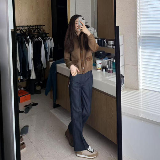 ROMI STUDIO“复古调性”绵羊毛山羊绒混纺松弛毛织外套RWCASG5112 商品图1