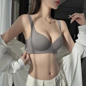大码内衣女小胸显大上托聚拢收副乳防下垂全罩杯无痕文胸大码文胸