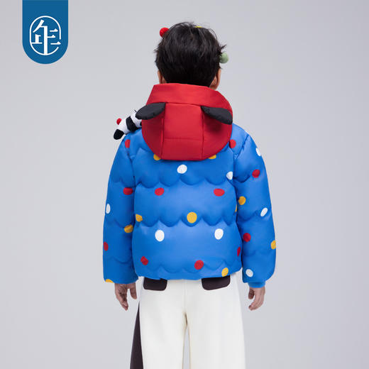 年衣童装儿童羽绒服男女童25冬装新款保暖卡通熊猫盼达啵啵羽绒服 商品图4