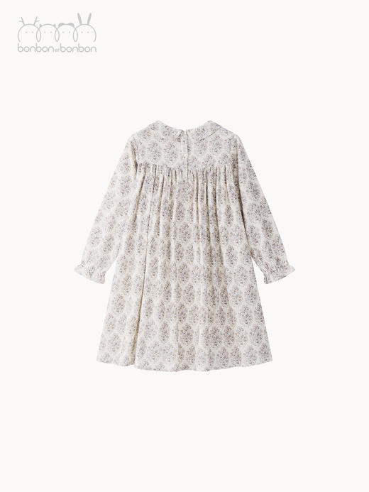 复古打揽碎花连衣裙 商品图1