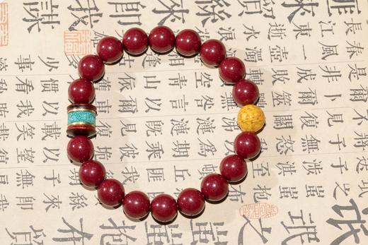 【朱砂 手串】【转运珠】高含量朱砂，求好运，“戴”好运，得好运！湖南湘西朱砂手串项链金砂原石 商品图9