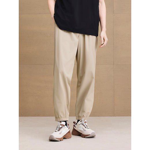 【凉感】GXG男装 肌理休闲长裤通勤宽松运动裤男裤 2025夏季新品 商品图2