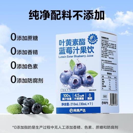100%进口蓝莓汁 叶黄素酯蓝莓汁果饮210mL(30mL*7袋) 商品图3