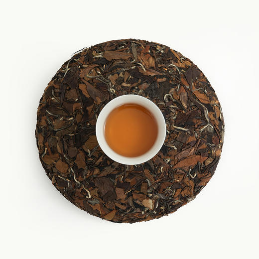 白茶 2019寿眉老白茶饼茶简易包装  350g/饼 商品图2