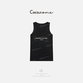 COCO ZONE 刘一一 【棉绵羊毛混纺】简约圆领无袖背心 ACD1A0167