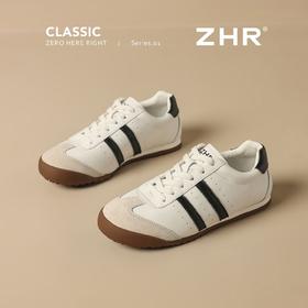 ZHR则则复古德训鞋2025秋季新款软底轻便休闲鞋超百搭透气小白鞋