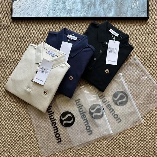 lulu露露秋季长袖Polo，纯棉材质，日常通勤搭配，休闲商务运动优选，蜂窝POLO衫 商品图0