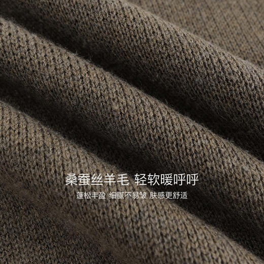 马克珍妮男女童复古学院绵羊毛针织毛衣2025年秋冬新款551813 商品图4