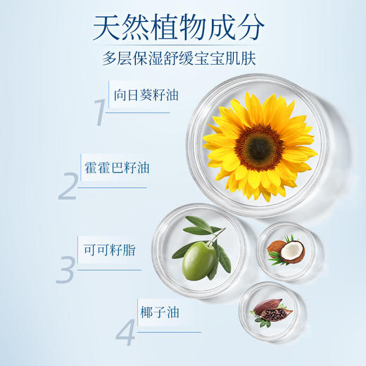 舒莎宝贝护肤乳|舒缓保湿，慕斯质地好吸收不油腻，全家都能用 商品图3