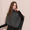 【绵羊毛】三彩2025新款知性风毛绒高领披肩保暖女氛围感通勤松弛 商品缩略图2