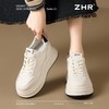 ZHR厚底【8.5cm】内增高小白鞋女轻便百搭小个子耐磨运动休闲鞋女 商品缩略图4