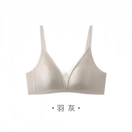 裸感丝滑兔耳杯大胸显小胸内衣聚拢防下垂女士超薄聚拢透气文胸罩 商品图4
