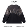 SDSA男士秋冬新款痞帅男装韩版凌乱线条涂鸦圆领卫衣百搭时尚上衣 商品缩略图4