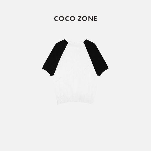 COCO ZONE 2023新款时尚短袖针织上衣 23C18166 商品图1