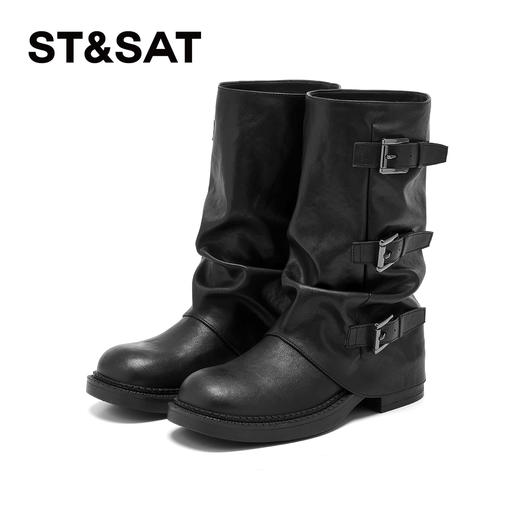 【筒高可选】星期六复古西部时髦裤腿靴SSD4117C4D/SSD4116C4E 商品图12