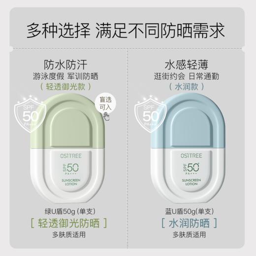 柳丝木U盾防晒霜乳男女防水妆前2合1高倍防晒spf50+（送小样） 商品图4