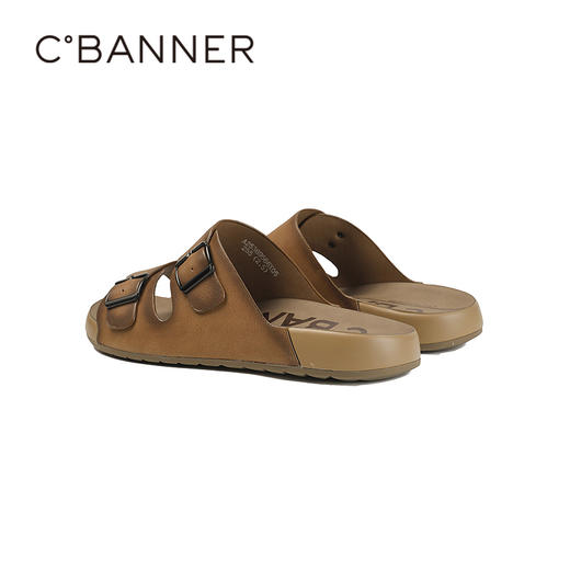 千百度夏季造型经典 低调雅致勃肯凉鞋男鞋A25389566 商品图3