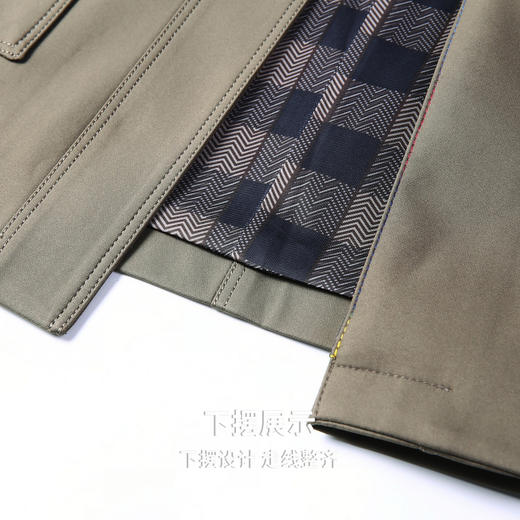 易打理  商务休闲夹克  含桑蚕丝 经典翻领 挺括有型 夹克 商品图9