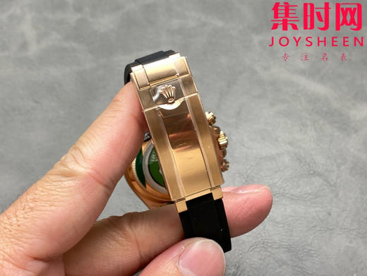 劳力士宇宙计型 BT迪通拿 玫金黑盘钻面 黑陶迪 男士腕表 丹东4131机 商品图7