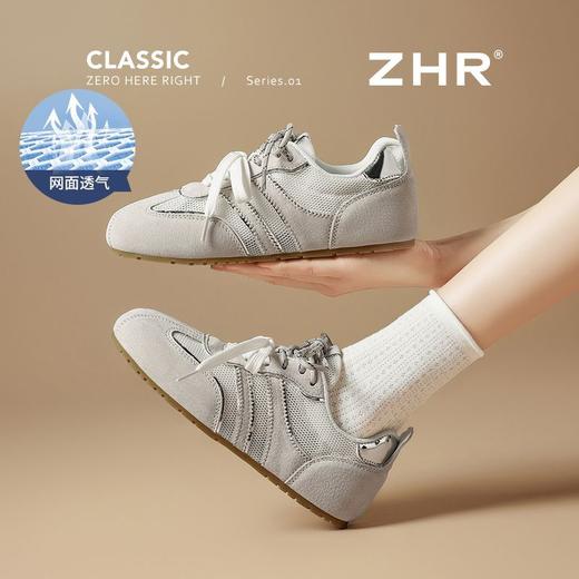 ZHR则则网面透气德训鞋女超软底夏季百搭运动鞋女复古阿甘鞋女款 商品图7