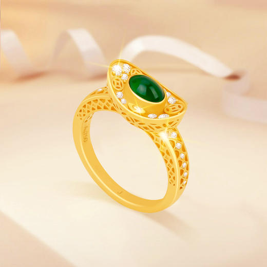 生财元宝戒 吉祥戒指饰品 商品图1