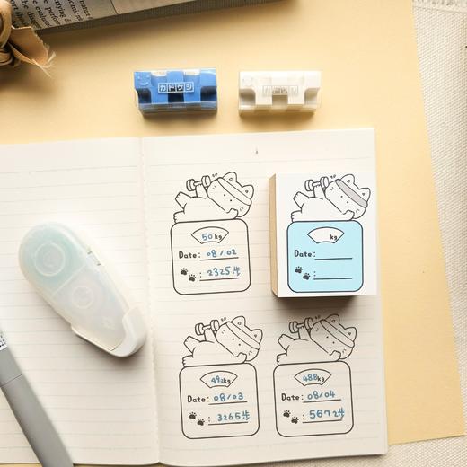 micia美日 猫猫手帐 猫咪打卡健身日程饮水日历地图 商品图2