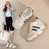 ZHR则则隐形内增高9cm小白鞋2025秋季新款头层猪皮百搭舒适德训鞋 商品缩略图0