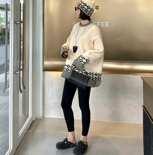 三种厚度！软糯鲨鱼裤女可外穿秋冬2025年新款加厚紧身瑜伽保暖加绒棉裤打底裤 商品图7