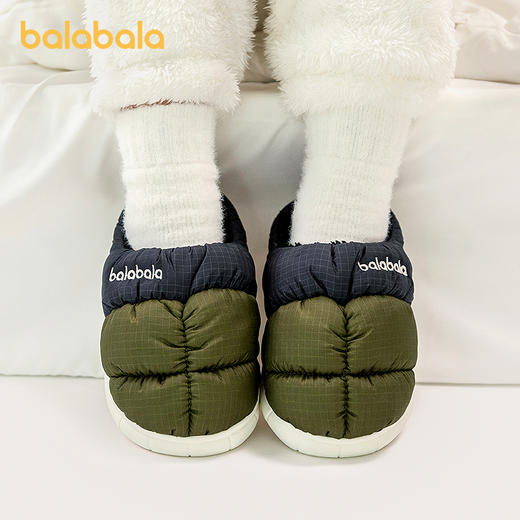 巴拉巴拉童鞋儿童棉拖鞋男童女童室内家居鞋加绒秋冬2025新款棉鞋 商品图1