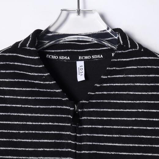 WY1107SDSA男士秋冬新款痞帅男装韩版撞色条拉链开衫卫衣百搭网红款外套 商品图2