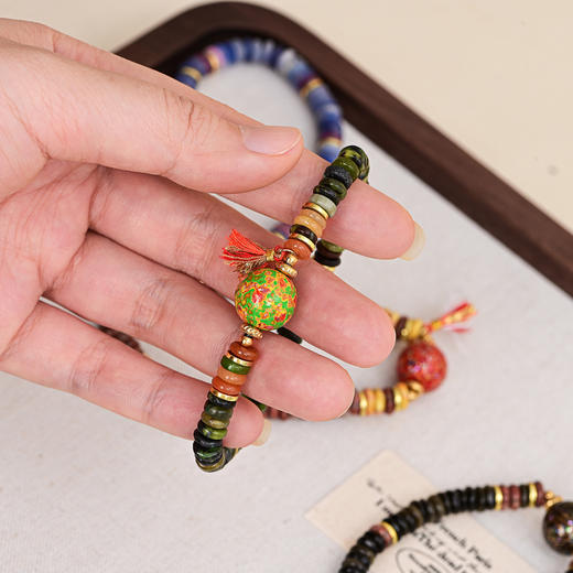 贺福安·非遗大漆系列饰品 ｜ 独一无二的东方美，温婉大气，久戴更有光 商品图2