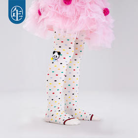 【甜力啵啵裤袜】年衣儿童袜子连裤袜25秋冬新款彩色波点百搭打底女