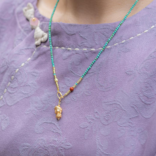 绿度母绿松石项链 | 万物叁仟 商品图7