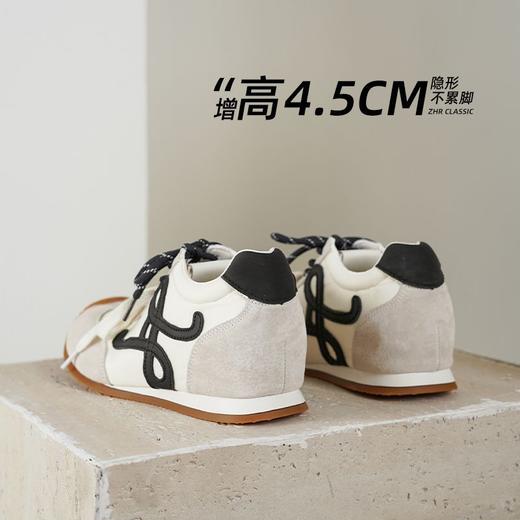 ZHR则则多巴胺阿甘鞋双鞋带增高鞋2025轻便舒适休闲运动鞋女 商品图5