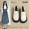 ZHR则则简约纯色厚底乐福鞋女2025新款舒适百搭柔软单鞋通勤显高 商品缩略图1