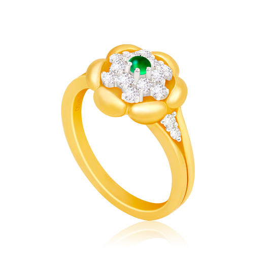 聚财兴旺太阳花戒指 吉祥饰品 商品图0