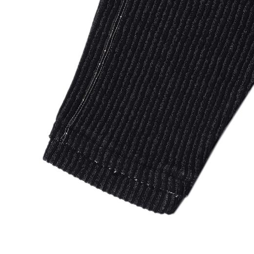 51885SDSA男士秋冬新款痞帅男装韩版竖纹圆领长袖T恤简约情侣时尚上衣 商品图4