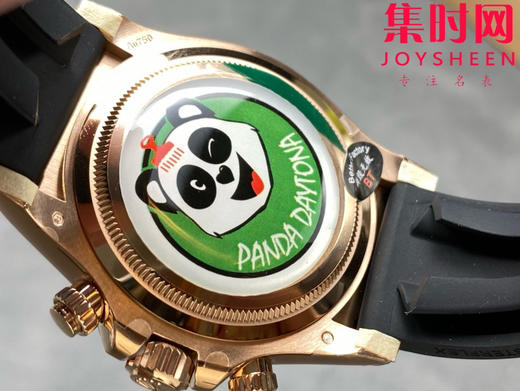 劳力士宇宙计型 BT迪通拿 玫金黑盘钻面 黑陶迪 男士腕表 丹东4131机 商品图6