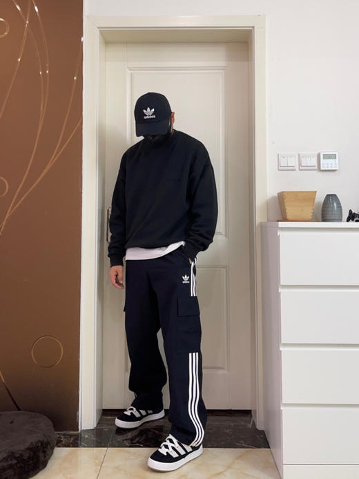 AD新款百搭潮物休闲直筒多功能工装裤运动裤 商品图6