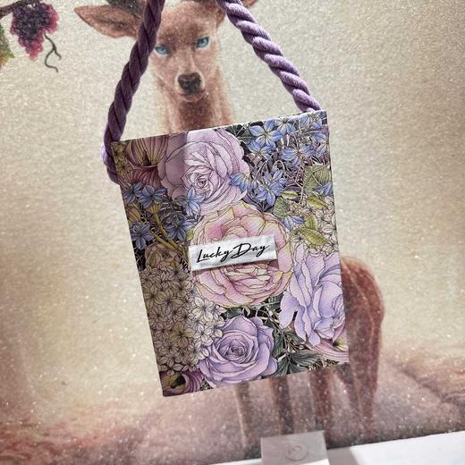 D091805香水+口红+唇膏紫色莫奈花园手拎礼盒 商品图1