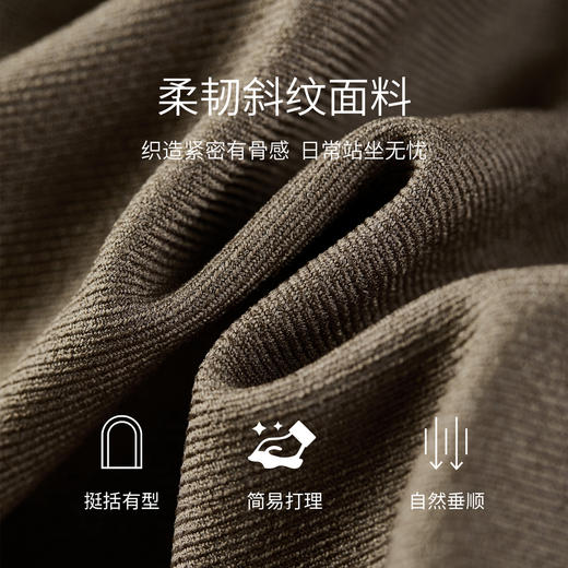 【内购】【显瘦显腿长】都市通勤梨型身材高腰立体中缝线直筒长裤-153K87890 商品图4