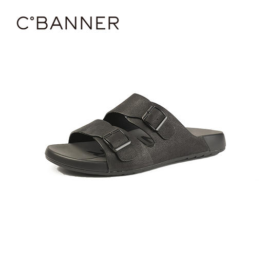 千百度夏季造型经典 低调雅致勃肯凉鞋男鞋A25389566 商品图0