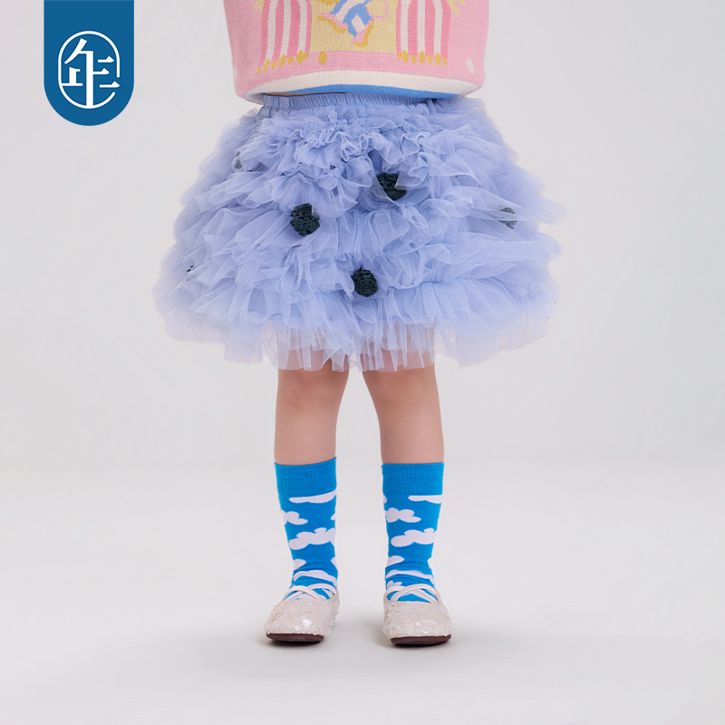 年衣童装儿童半身裙女童25秋冬新款公主风蛋糕裙花样多多半身裙