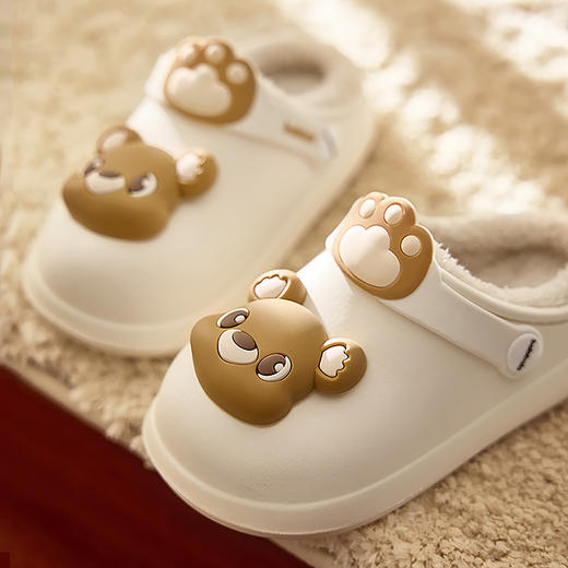 巴拉巴拉童鞋儿童拖鞋加绒室内家居鞋男童女童动物鞋子秋冬2025新 商品图3