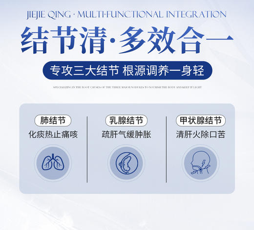 结节清 天然草本复方 中国科学院研发 多效消散肺/乳腺/甲状腺结节 商品图1